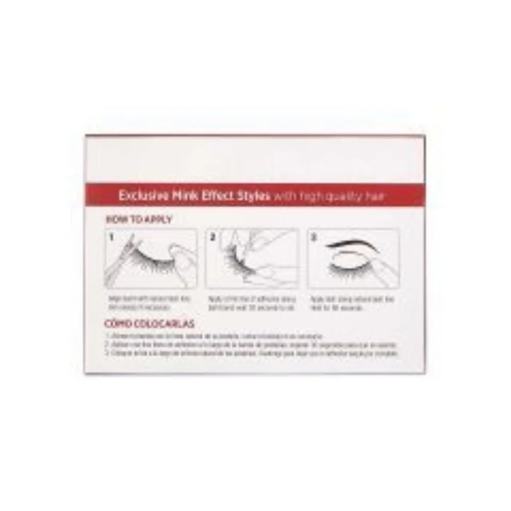 Kiss Super Charged Mink Effect Lashes - Intense Black
